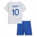 Tanie Strój piłkarski Francja Kylian Mbappe #10 Koszulka Wyjazdowej dla dziecięce MŚ 2022 Krótkie Rękawy (+ szorty)